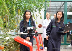 Gespannen gezichten bij de SkyRats.